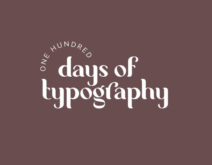 100 Days of Typography
